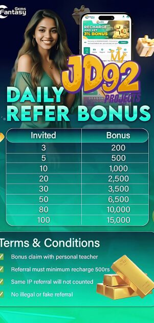 92 Pak Daily Refer Bonus Chart