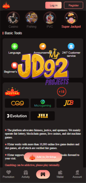 92Star Super Jackpot