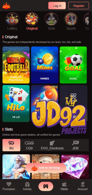 92 Star Game Dashboard 3