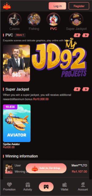 92 Star Game Dashboard 2