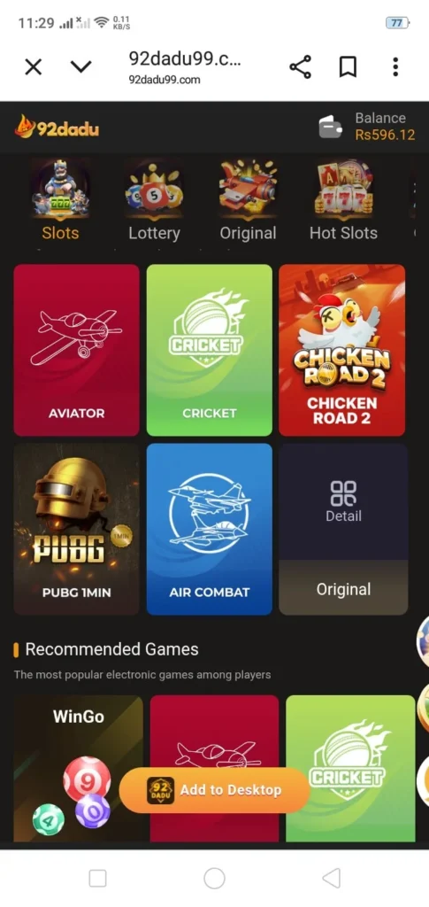 92 dadu famous gaming list