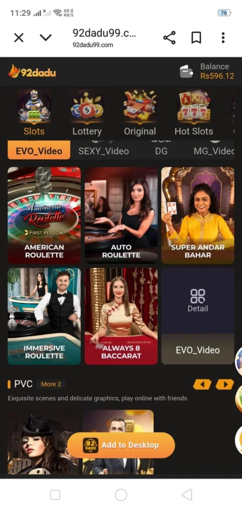 92 dadu slot gaming category list