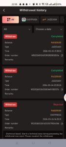 92 star game money withdrawal screenshot in Easypaisa (real earning proof)